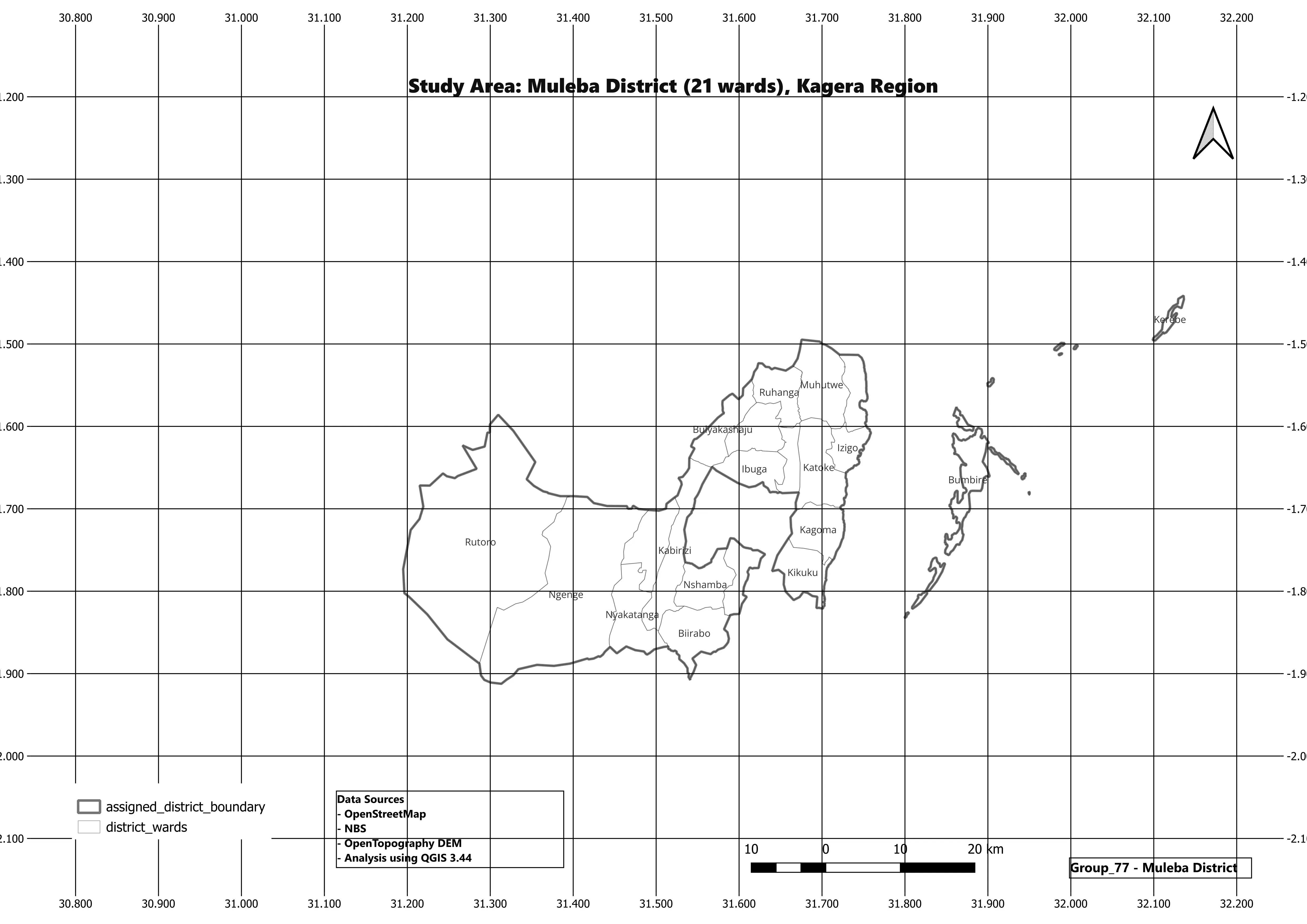Telecom Base Station Spatial Analysis Map