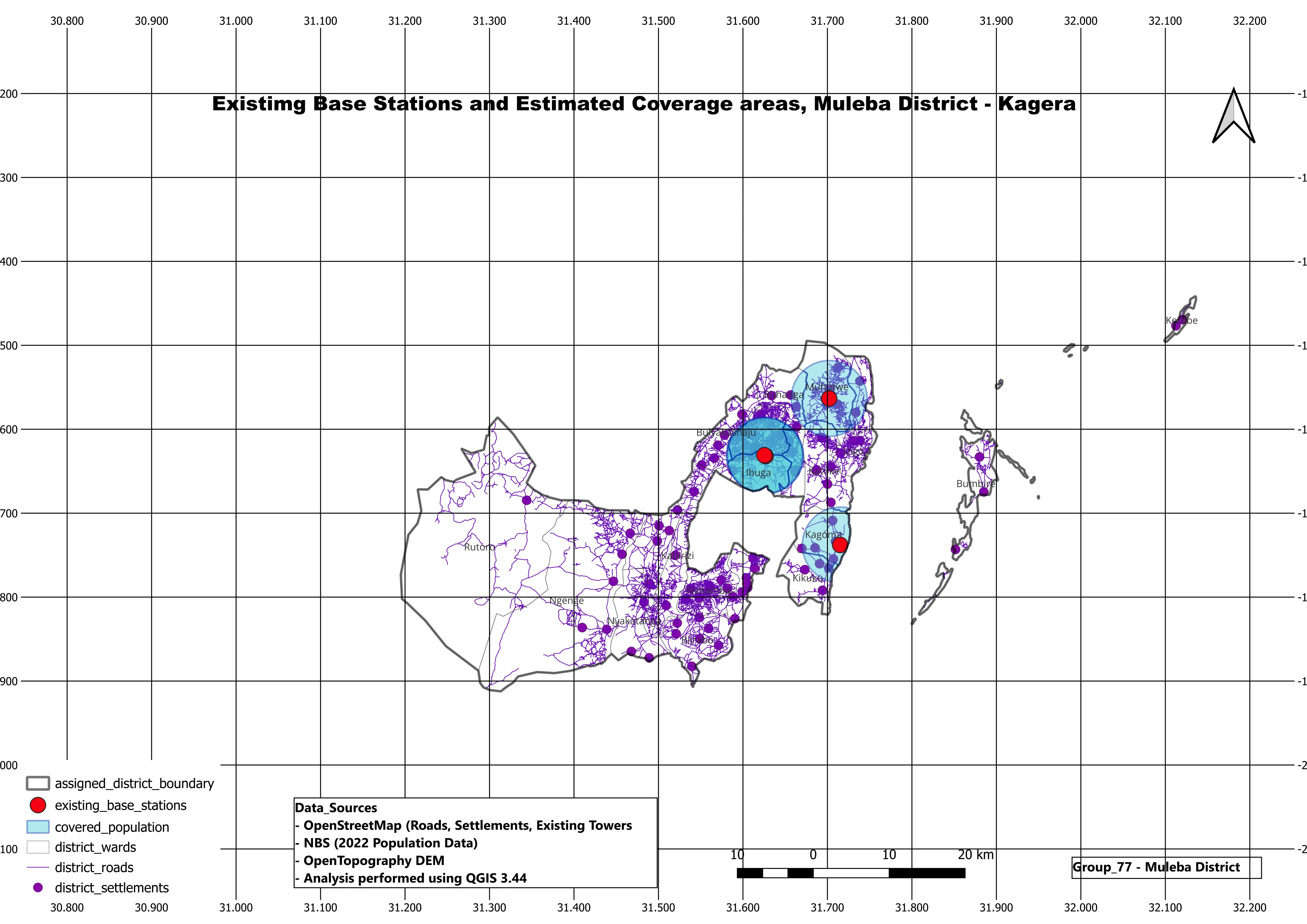 Existing Base Station Distribution