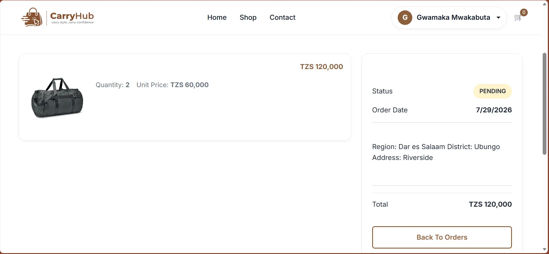 Orders