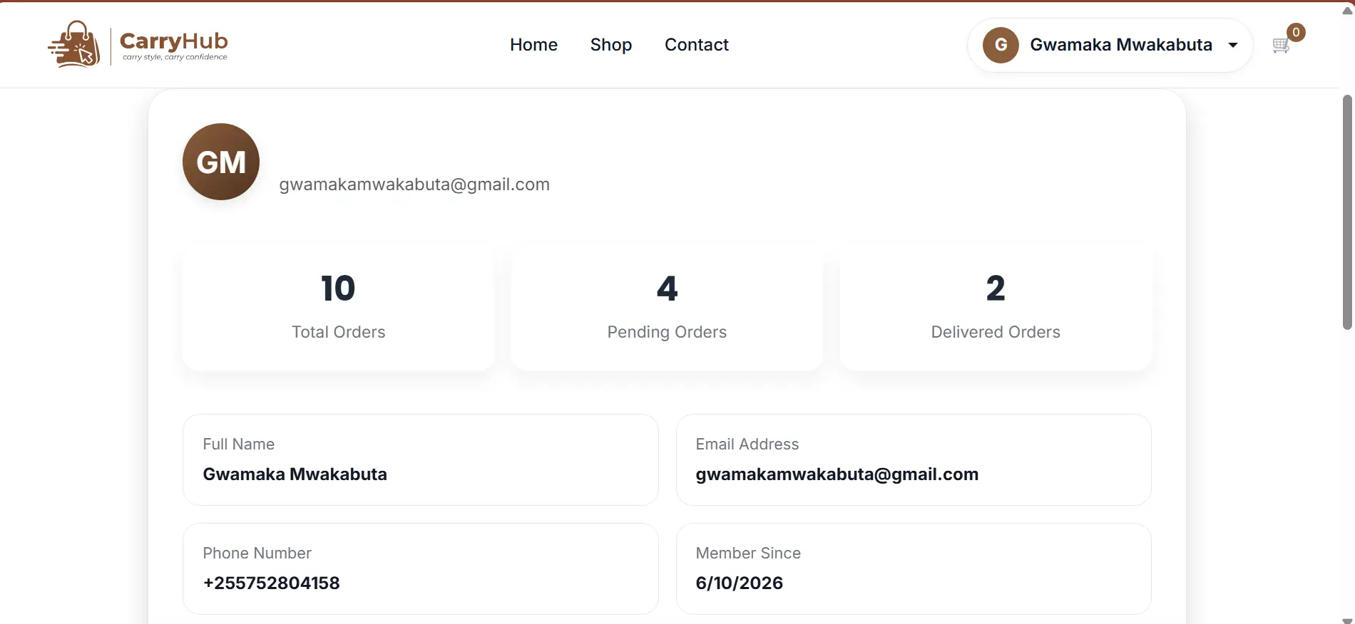 User Profile